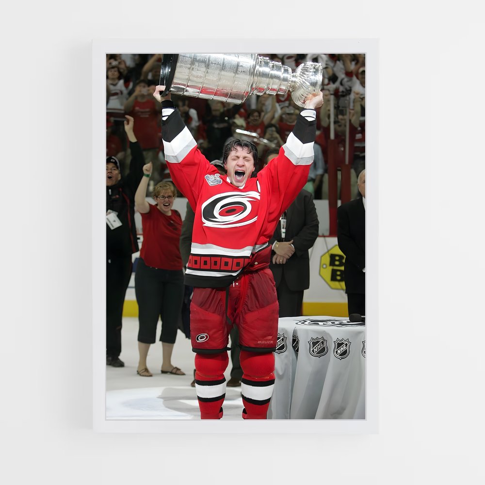 Poster Victorieux sur Glace – affiche Hockey sur glace (vue 3)